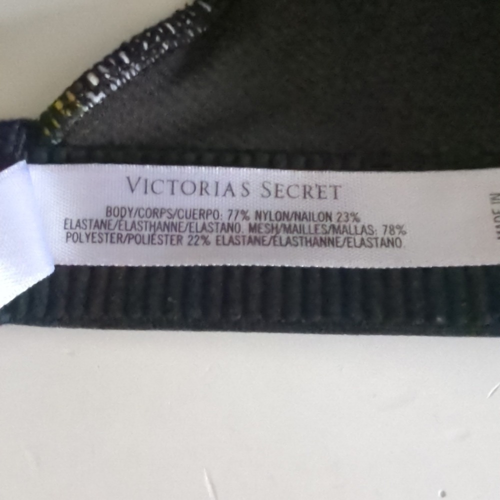 Victoria's Secret VSX 32C Incredible Underwire Sports Bra Racerback Padded - Picture 9 of 12